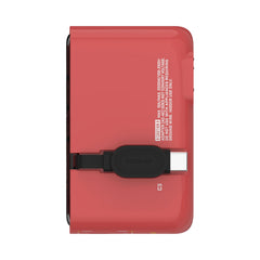 1-World+ Flow 4-Port Travel Charger With Built-In USB-C Cable 35W Gundam