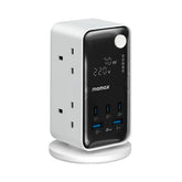 1-Charge Work Flow 6-Outlet Digital Display Power Tower with USB (70W)