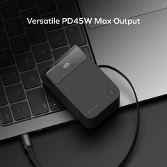 1-Pac Pass Mini⁺ 10000mAh 2in1 Battery Pack with Built-in Retractable Cable MOMAX Power Bank Suburban.