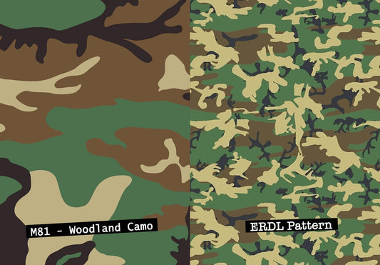 【 防水 • 耐磨 機能性素材研究 #4 軍事隱形美學 - M81 - Woodland Camo 】 | simplybagz
