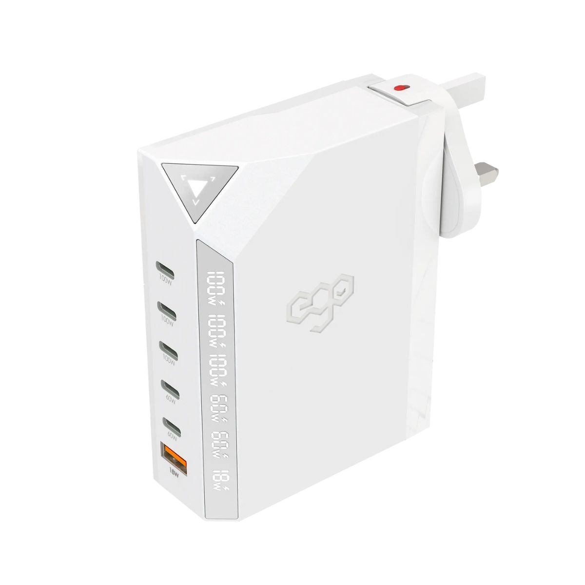 EGO EXINNO+ 300W 6-PORTS GaN CHARGER (US | UK | EU | AU PLUG)