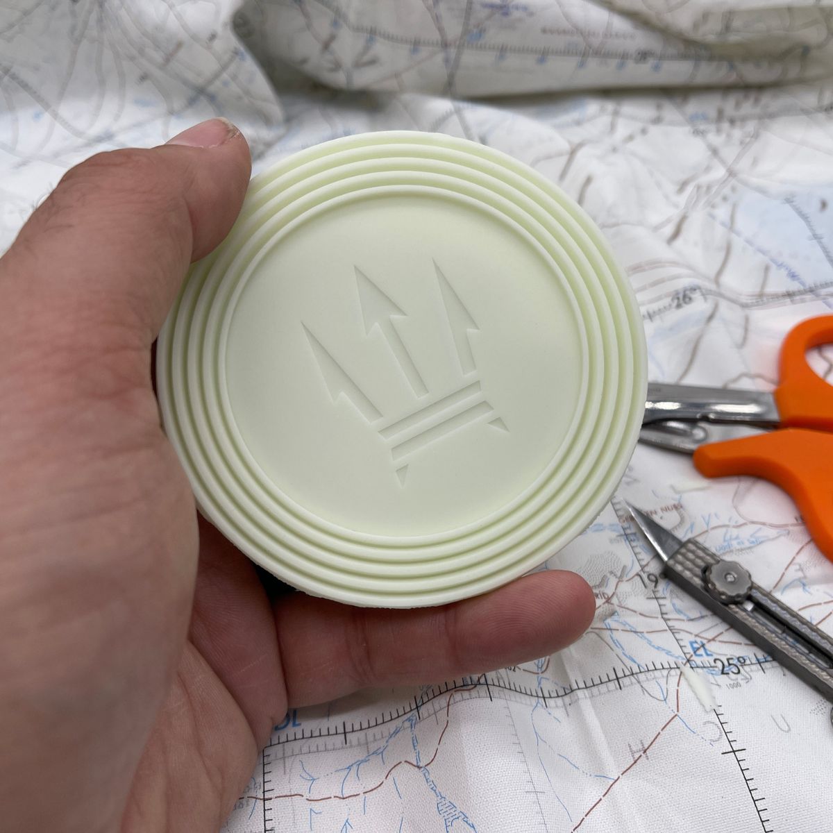 CountyComm - U - Cut Glow DIY Car Coaster Insert by Maratac® ( 2 Pack )
