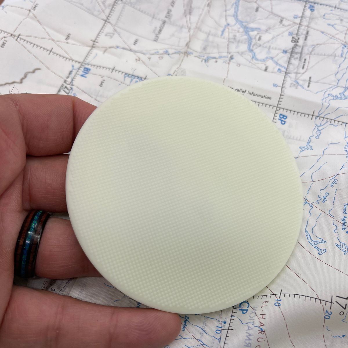 CountyComm - U - Cut Glow DIY Car Coaster Insert by Maratac® ( 2 Pack )