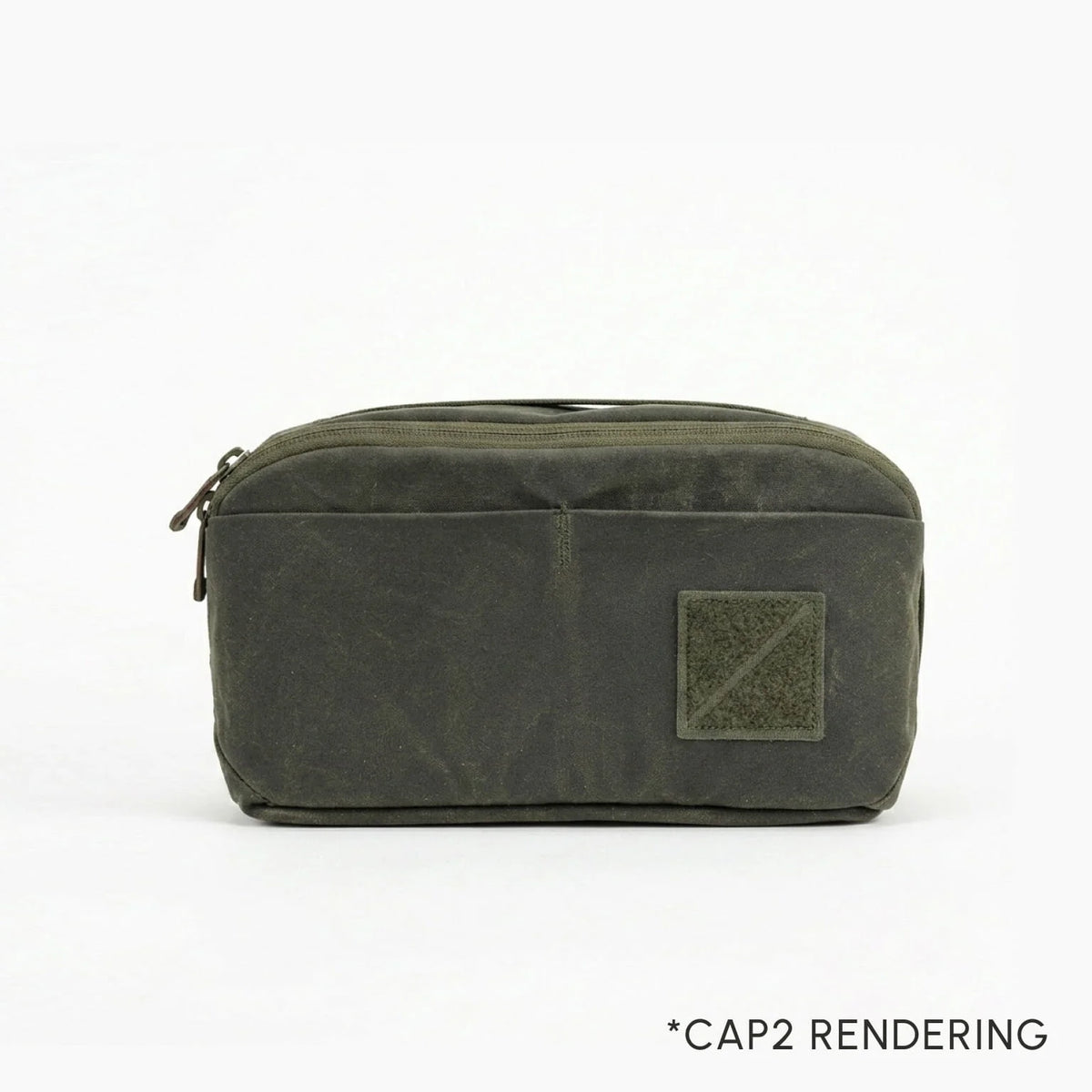 Civic Access Pouch 2L CAP2 - Waxed Olive Canvas