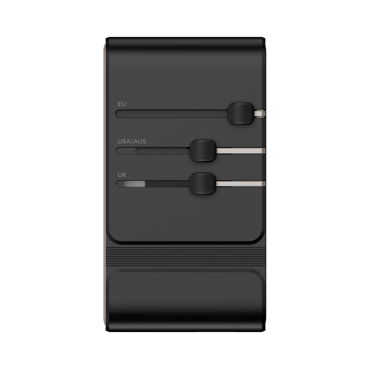 1-World² 205W 7-Port Dual AC Travel Adapter