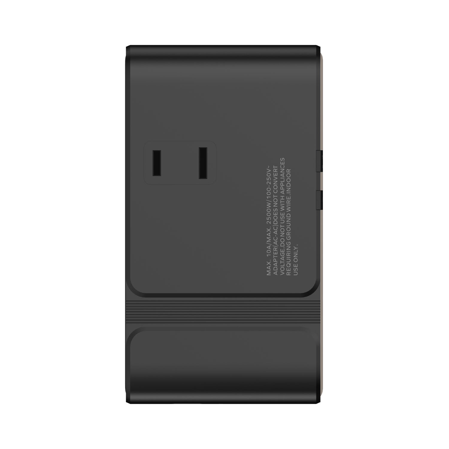 1-World² 205W 7-Port Dual AC Travel Adapter
