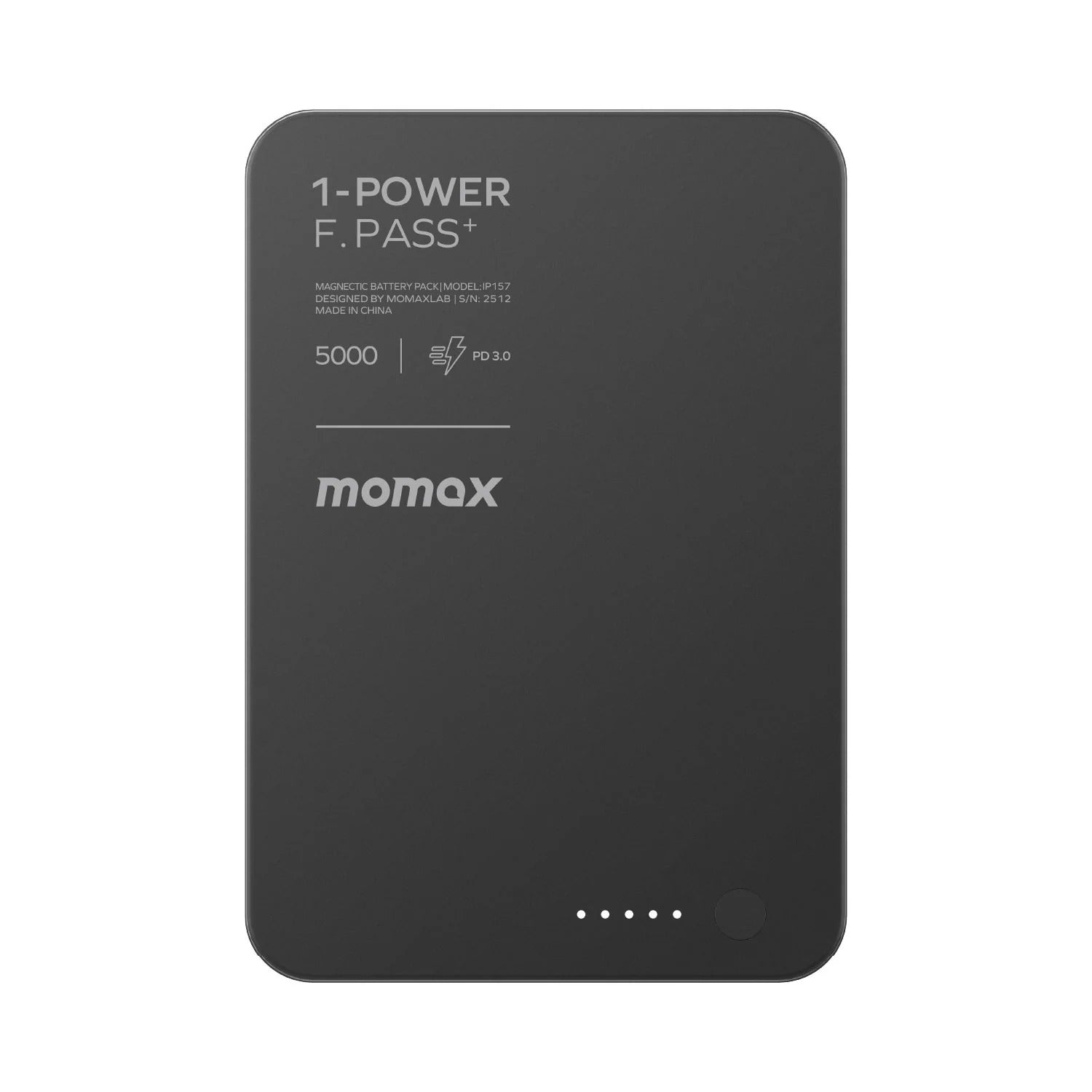 1-Power F.Pass⁺ Magnetic Battery Pack With Built-In Cable 5000mAh
