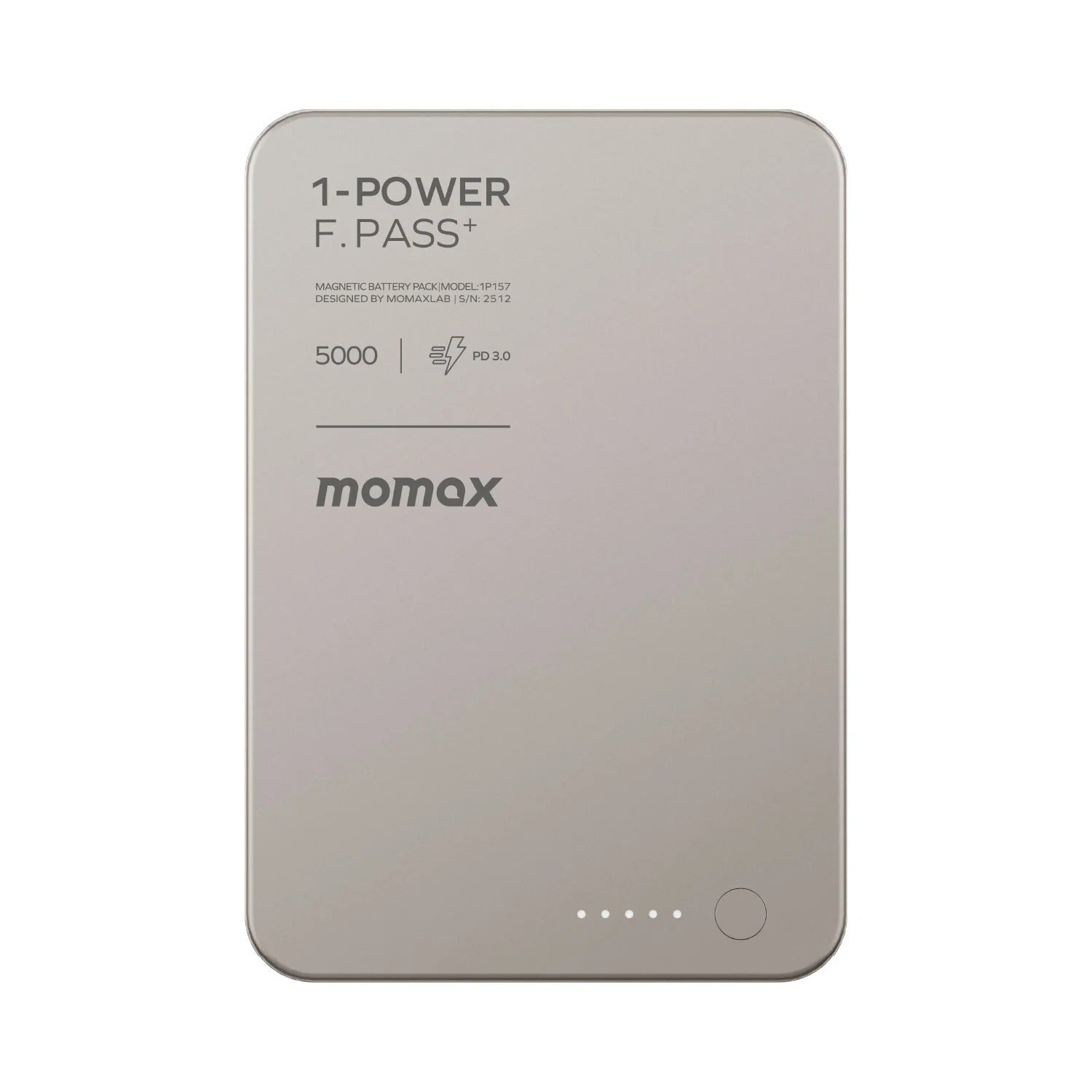 1-Power F.Pass⁺ Magnetic Battery Pack With Built-In Cable 5000mAh