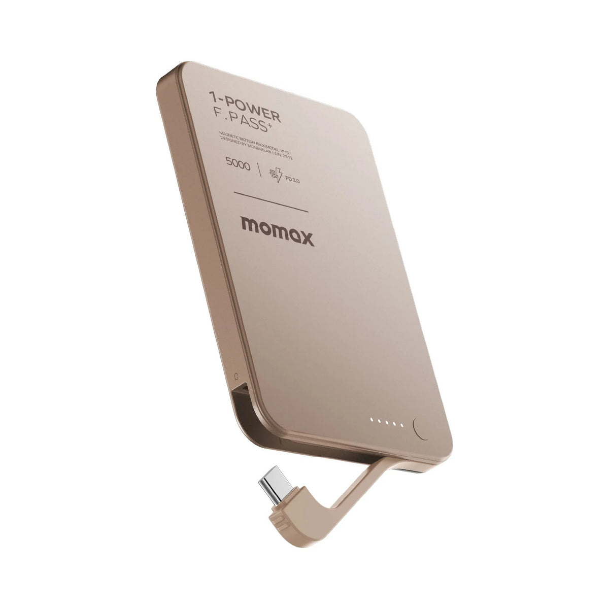 1-Power F.Pass⁺ Magnetic Battery Pack With Built-In Cable 5000mAh