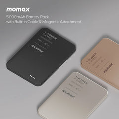 1-Power F.Pass⁺ Magnetic Battery Pack With Built-In Cable 5000mAh
