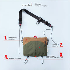 Marcher 3 Way Bag - 2024 (Titanium)