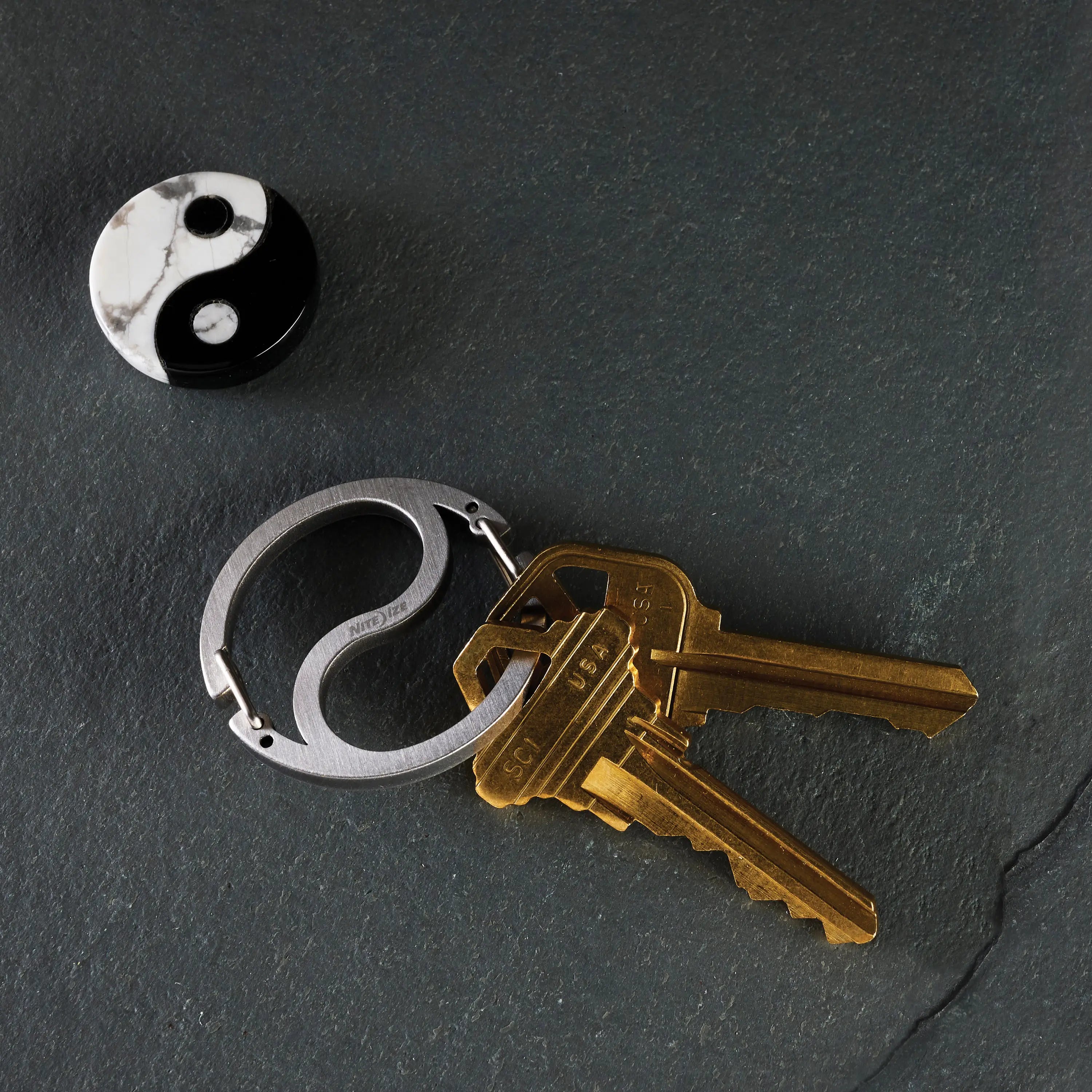 Medallion™ YinYang™ Key Carabiner